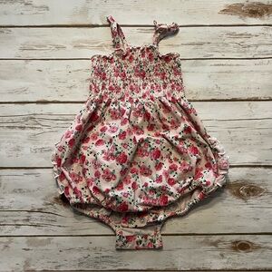Ruffle Butts Floral Romper